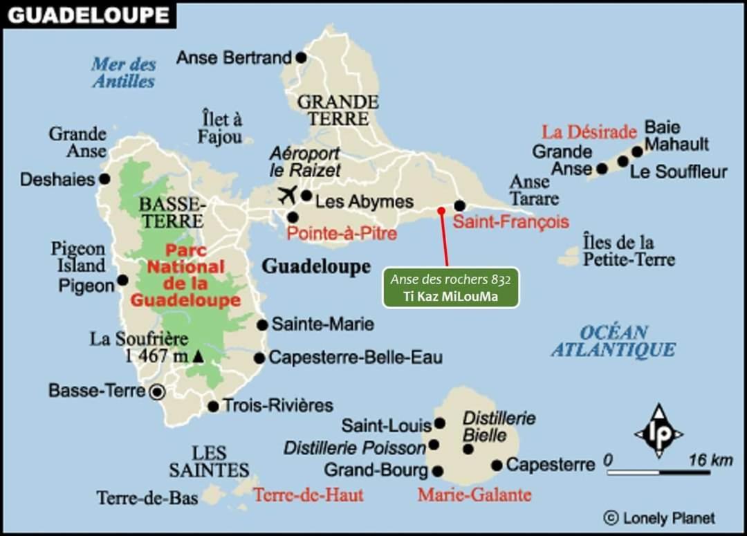 Anse Des Rochers - Ti Kaz Milouma Saint-Francois  Eksteriør bilde